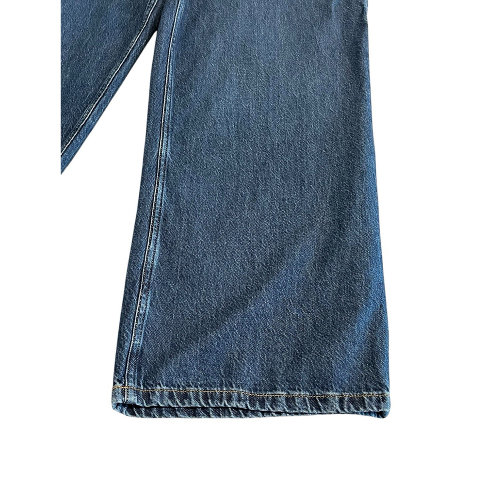 Abercrombie & Finch Wide Leg Jeans Womens 27 Curve Love High Rise Cropped NWT - Picture 5 of 12